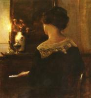 Carl Holsoe - A Lady Playing The Piano
